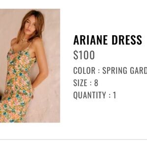 Sezane Strapless Dress - Floral Multicolor